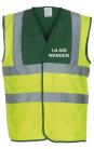 Vest - 1st Aid Officer/Warden Medic Green-Yellow
