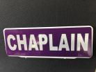 Univisor Chaplain Vehicle ID plates