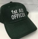 1st AID Warden / Officer Peak Cap - GREEN